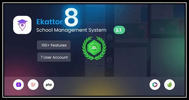 Ekattor 8 School Management System (SAAS)
